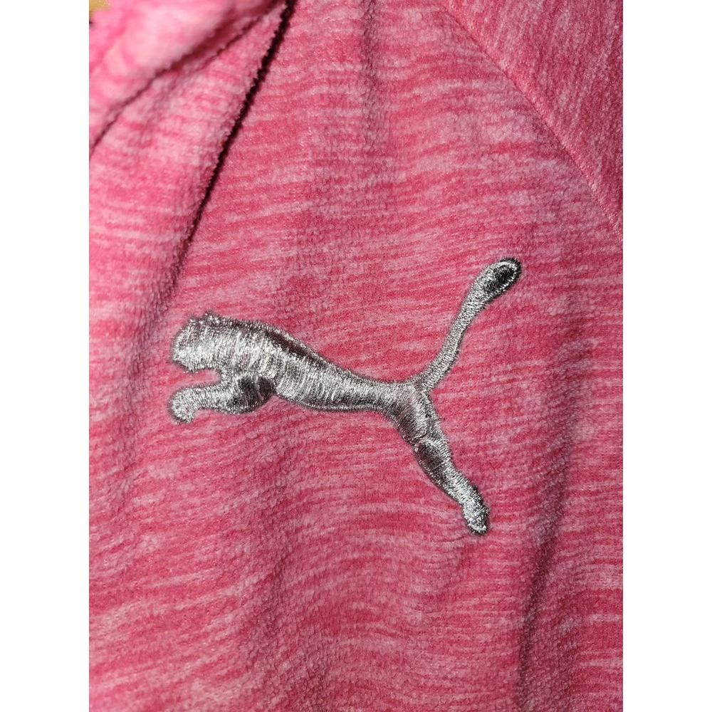 PUMA*Girls Medium*Pink Fleece*Full Zip Jacket - Picture 4 of 4